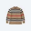 Stripe Cashmere Cardigan - Image 2